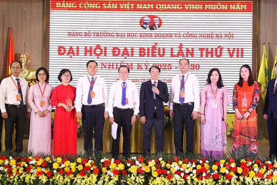 GS.TS Nguyễn Công Nghiệp tái đắc cử Bí thư Đảng ủy Trường ĐH Kinh doanh và Công nghệ Hà Nội