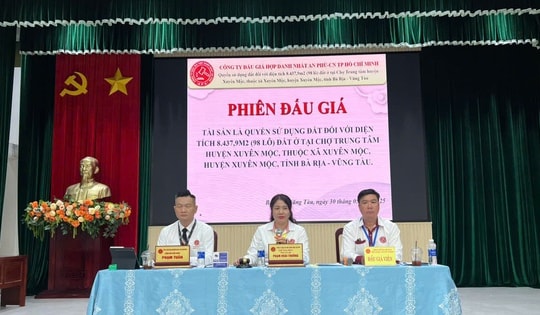 Bà Rịa - Vũng Tàu: Đấu giá thành công 57 lô đất