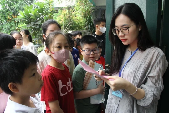 Hơn 5.700 thí sinh tranh 320 suất vào lớp 6 Trường Nguyễn Tất Thành Hà Nội