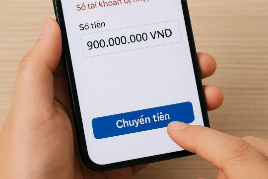 Chuyển nhầm 900 triệu đồng vì bấm sai số tài khoản