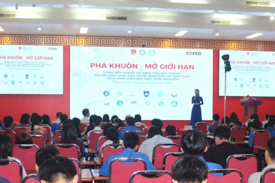 ĐH Thái Nguyên tổng kết Dự án giáo dục sức khỏe sinh sản, tình dục cho sinh viên