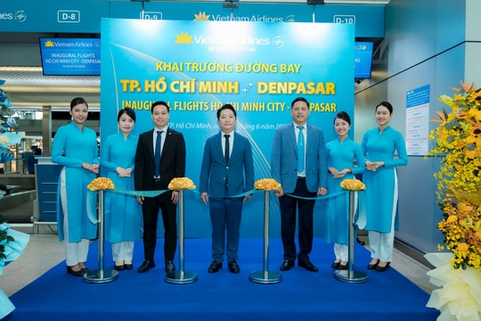 Vietnam Airlines khai trương đường bay thẳng TP.HCM - Bali