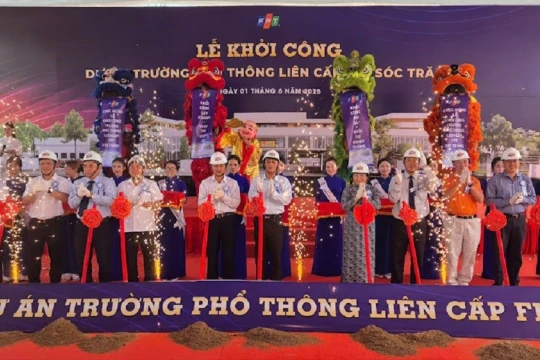 Khởi công xây dựng Trường Phổ thông liên cấp FPT tại Sóc Trăng