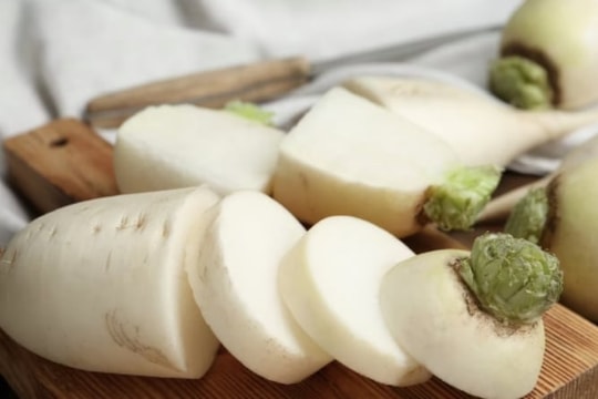 Bài thuốc từ củ cải trắng