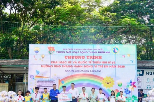 Vĩnh Phúc khai mạc hè 2025, lan tỏa thông điệp vì trẻ em