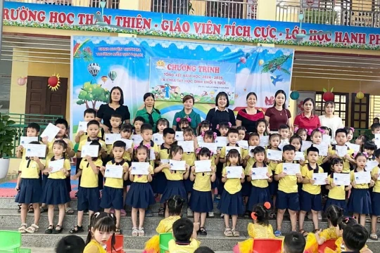 Phú Thọ: Trường Mầm non Đại An phát triển môi trường giáo dục thân thiện