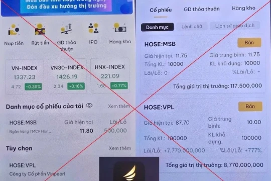 Tham gia 'học đầu tư chứng khoán', người phụ nữ mất 4 tỷ đồng