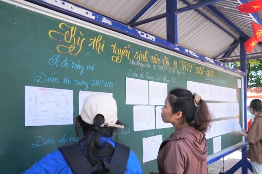 Nghệ An quán triệt nhiệm vụ giám thị, hỗ trợ thí sinh thi vào lớp 10 trước giờ G