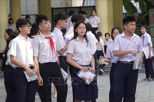 Thí sinh Đà Nẵng bước vào kỳ thi tuyển sinh lớp 10