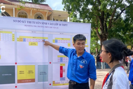 Sông Thương vào đề thi môn Ngữ văn lớp 10 ở Bắc Giang