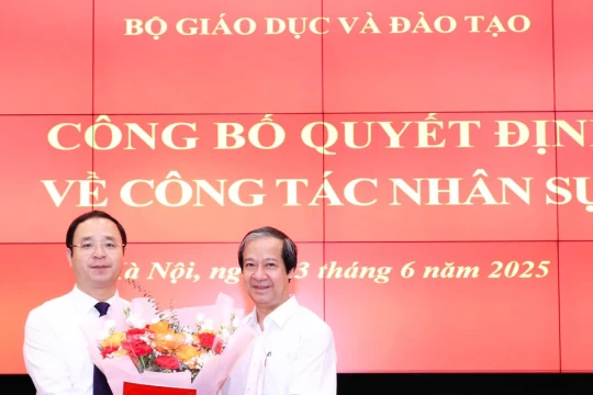Vụ Giáo dục Phổ thông có tân Phó Vụ trưởng