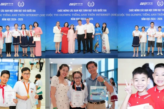 Cuộc thi IOE: Vinh danh học sinh xuất sắc toàn quốc năm học 2024 - 2025