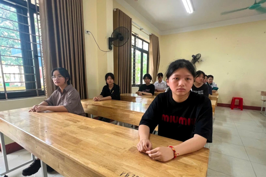Thái Nguyên 59 thí sinh vắng mặt trong ngày làm thủ tục thi vào lớp 10