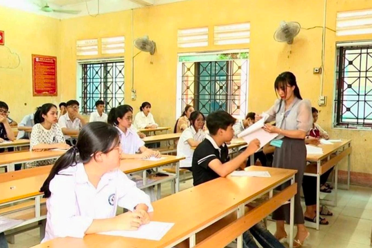 Ngày thi đầu tiên Kỳ thi tuyển sinh vào lớp 10 ở Phú Thọ vắng hơn 100 thí sinh
