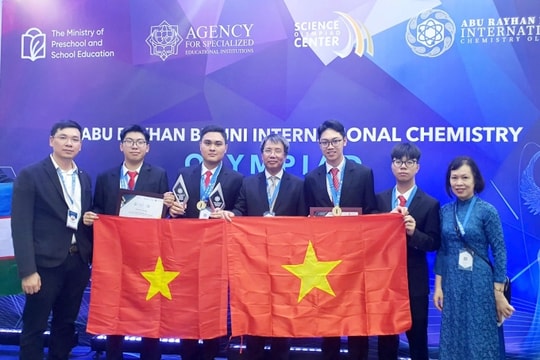 Việt Nam giành 3 huy chương vàng tại Olympic Hóa học quốc tế Abu Rayhan-Biruni 2025