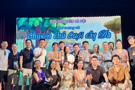 Chèo Hà Nội đưa 'Chuyện chú Cuội cây đa' vào trường học