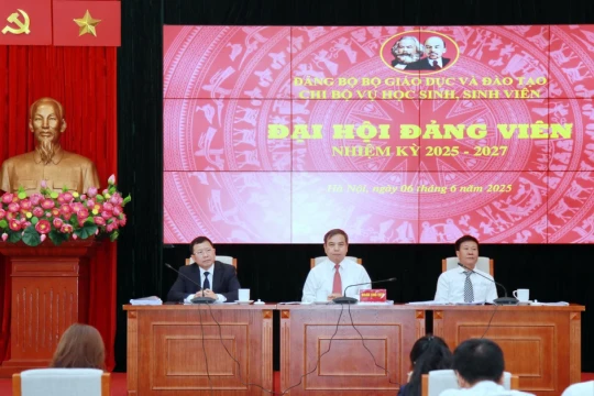 Chi bộ Vụ Học sinh, sinh viên tổ chức thành công Đại hội đảng viên