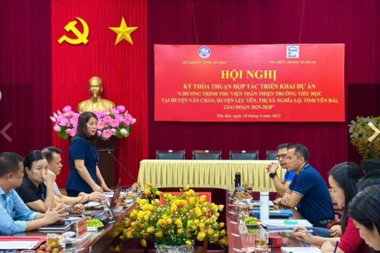 Nâng tầm văn hóa đọc với 'Chương trình thư viện trường tiểu học' tại Yên Bái