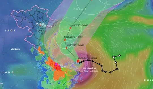 Bão tăng cấp, đi vào vịnh Bắc Bộ