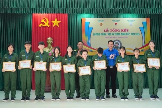 Thanh thiếu niên Quảng Bình trưởng thành từ học kỳ trong quân đội