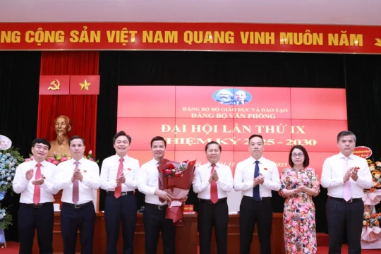 Tổ chức thành công Đại hội Đảng bộ Văn phòng Bộ GD&ĐT