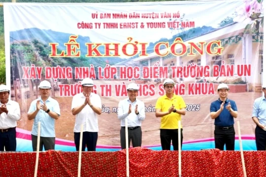Khởi công xây trường học ở vùng cao Sơn La