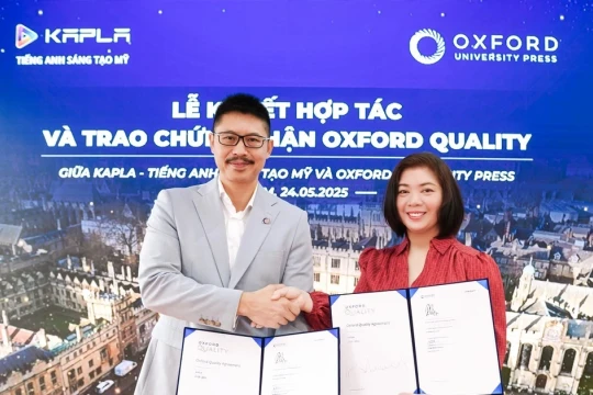Oxford University Press trao Chứng nhận Oxford Quality danh giá cho KAPLA