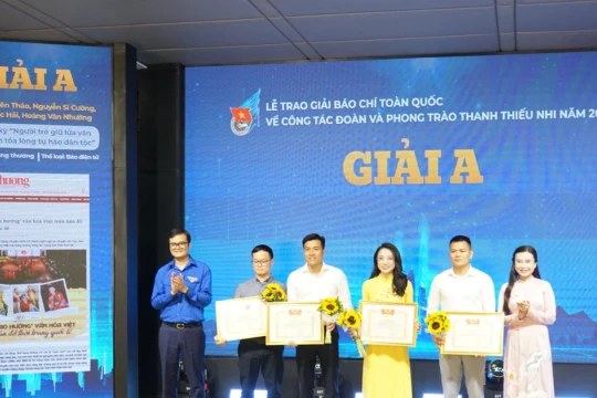 Tôn vinh các tác phẩm về công tác Đoàn và phong trào thanh thiếu nhi năm 2025