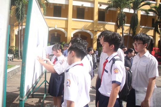 TP.HCM giảm hơn 700 chỉ tiêu vào lớp 10 công lập