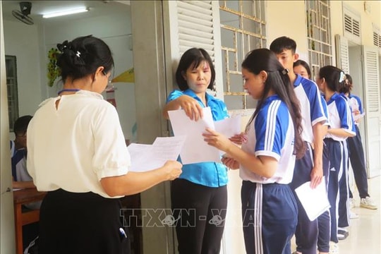Kỳ thi tốt nghiệp THPT: Không ghi nhận trường hợp sai sót thông tin nào đặc biệt nghiêm trọng