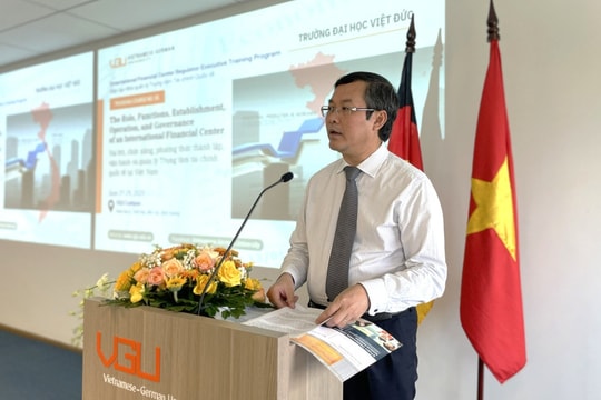 Chuyên gia Đức hỗ trợ đào tạo nhân lực cho Trung tâm Tài chính Quốc tế tại Việt Nam