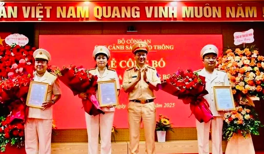 Cục CSGT có thêm 3 phó cục trưởng