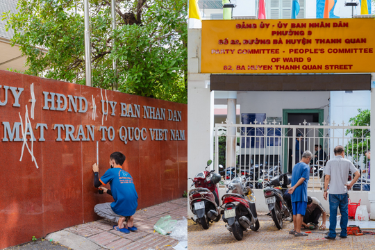 TP.HCM trước giờ sáp nhập: Các trụ sở đồng loạt thay bảng tên hành chính, sẵn sàng cho dấu mốc lịch sử