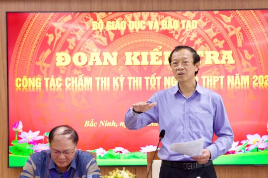 Không để đứt gãy, gián đoạn chấm thi khi sáp nhập đơn vị hành chính