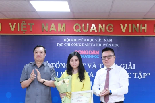 Tổng kết và trao giải Cuộc thi viết 'Gia đình học tập'