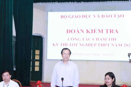 Không ép tiến độ để đảm bảo chất lượng chấm thi tốt nghiệp THPT