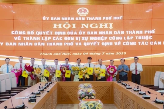 Thành lập 3 Ban Quản lý dự án đầu tư xây dựng khu vực tại TP Huế