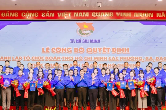 Thành Đoàn TPHCM ra mắt ban lãnh đạo mới