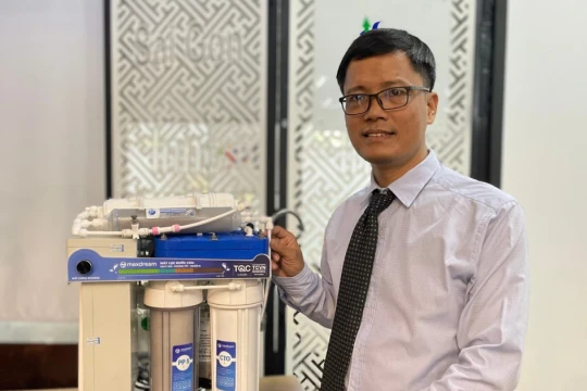 Tiến sĩ khởi nghiệp với công nghệ lọc nước