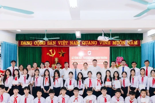 100% học sinh Trường THCS Kiều Phú trúng tuyển vào lớp 10 các trường THPT công lập