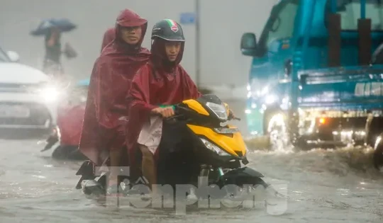 Từ đêm nay, miền Bắc bước vào đợt mưa rất lớn