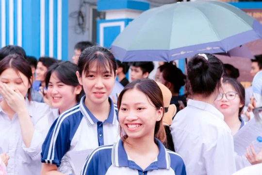 Kết quả tuyển sinh ấn tượng tại ngôi trường ngoại thành của Hà Nội