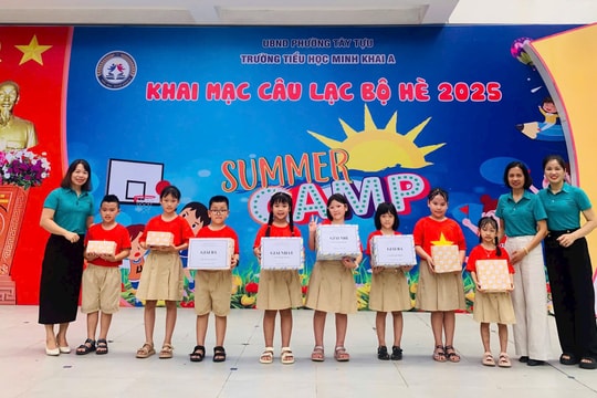 Trường Tiểu học Minh Khai A với mùa hè sôi động và bổ ích