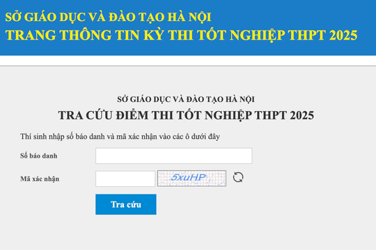 Chính thức công bố điểm thi tốt nghiệp THPT 2025