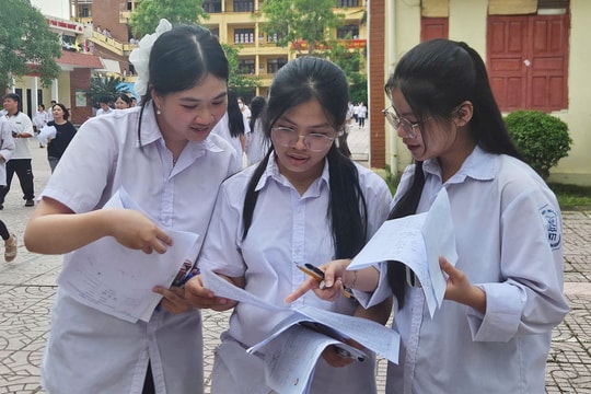 Bắc Ninh: 880 bài thi tốt nghiệp đạt điểm 10, một thí sinh thủ khoa toàn quốc tổ hợp A00