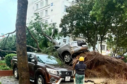 CSGT Hà Nội triển khai nhiều phương án ứng phó ảnh hưởng bão số 3