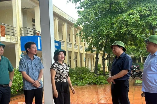 Ngành GD&ĐT Ninh Bình sẵn sàng phương án phòng, chống bão số 3