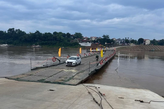 Cắt cầu phao Phong Châu từ tối 21/7 để phòng bão số 3