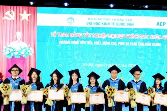 Đại học Kinh tế Quốc dân trao bằng tốt nghiệp cho hơn 1.800 sinh viên