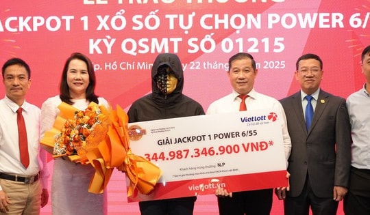 Người đàn ông ở TP HCM trúng Jackpot gần 345 tỉ đồng: “Vợ tôi nói rất yêu thương chồng”